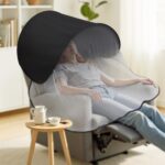 Face mosquito net Upgraded Mosquito Net for Face, Light Blocking, Mosquito Repellency, and Sleep Aid